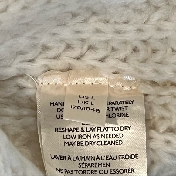 Free People Blue Bell Oversized Scoop Neck Sweater Size Large - NWOT - Picture 10 of 11